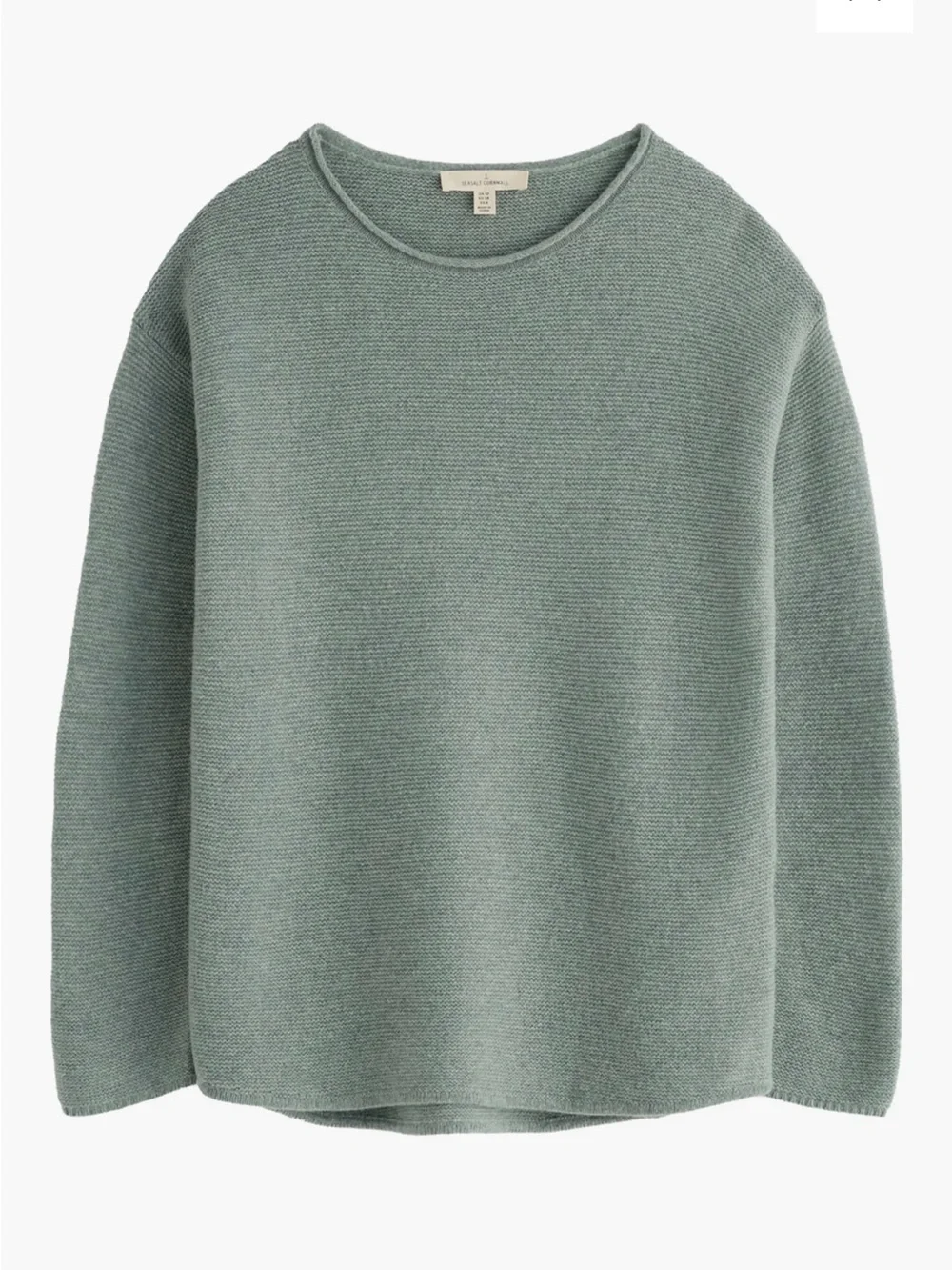 Seasalt Cornwall Fruity II Light Green Wool Blend Women’s Sweater size 12. - Picture 3 of 15